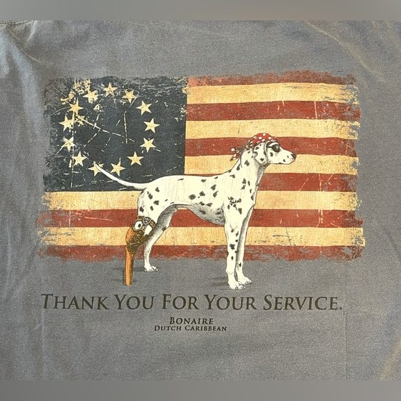 Comfort Colors | Sea Dog | Military Service | Bonaire Dutch Caribbean | Men’s XL - Picture 1 of 3